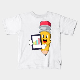 Pencil Secretary Graphic Kids T-Shirt